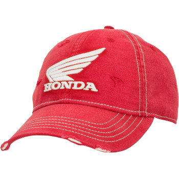 HONDA CURVED BILL RACE HAT - RED